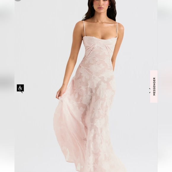 House of CB Soft Pink Seren Dress - Picture 10 of 16